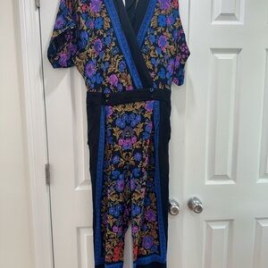 Anthropologie Multicolor Floral Jumpsuit